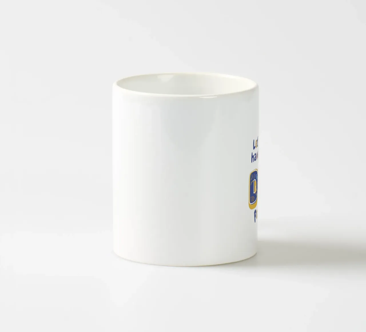 Kleines Dino-Fest Keramik Tasse von Doodle Dreams Art