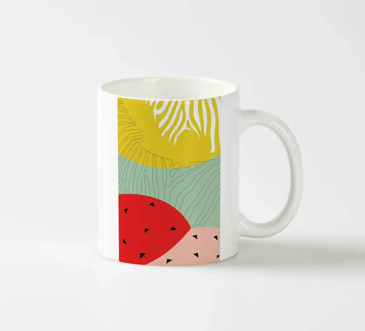 Shiny Jungle tazza in ceramica da XOXO Arte