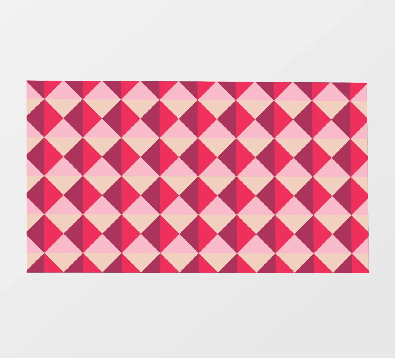 Buntes, verspieltes Muster, kleine Quadrate und Dreiecke PVC Plane von CreatedbySon