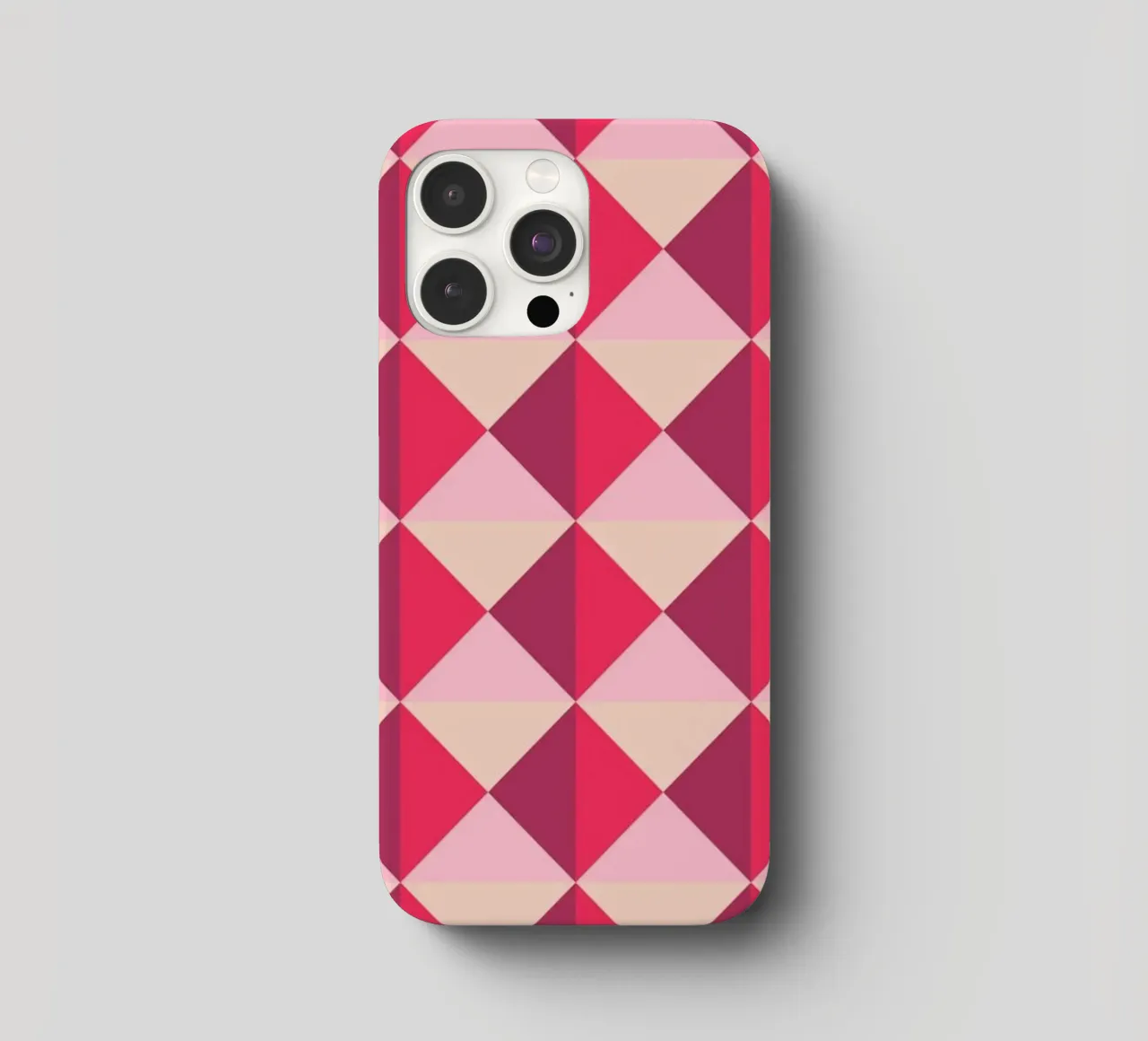 Colourful playful pattern, small squares and triangles iphone case by CreatedbySon