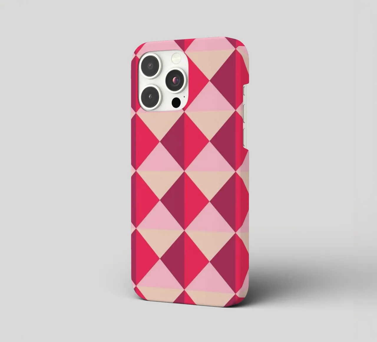 Colourful playful pattern, small squares and triangles iphone case by CreatedbySon