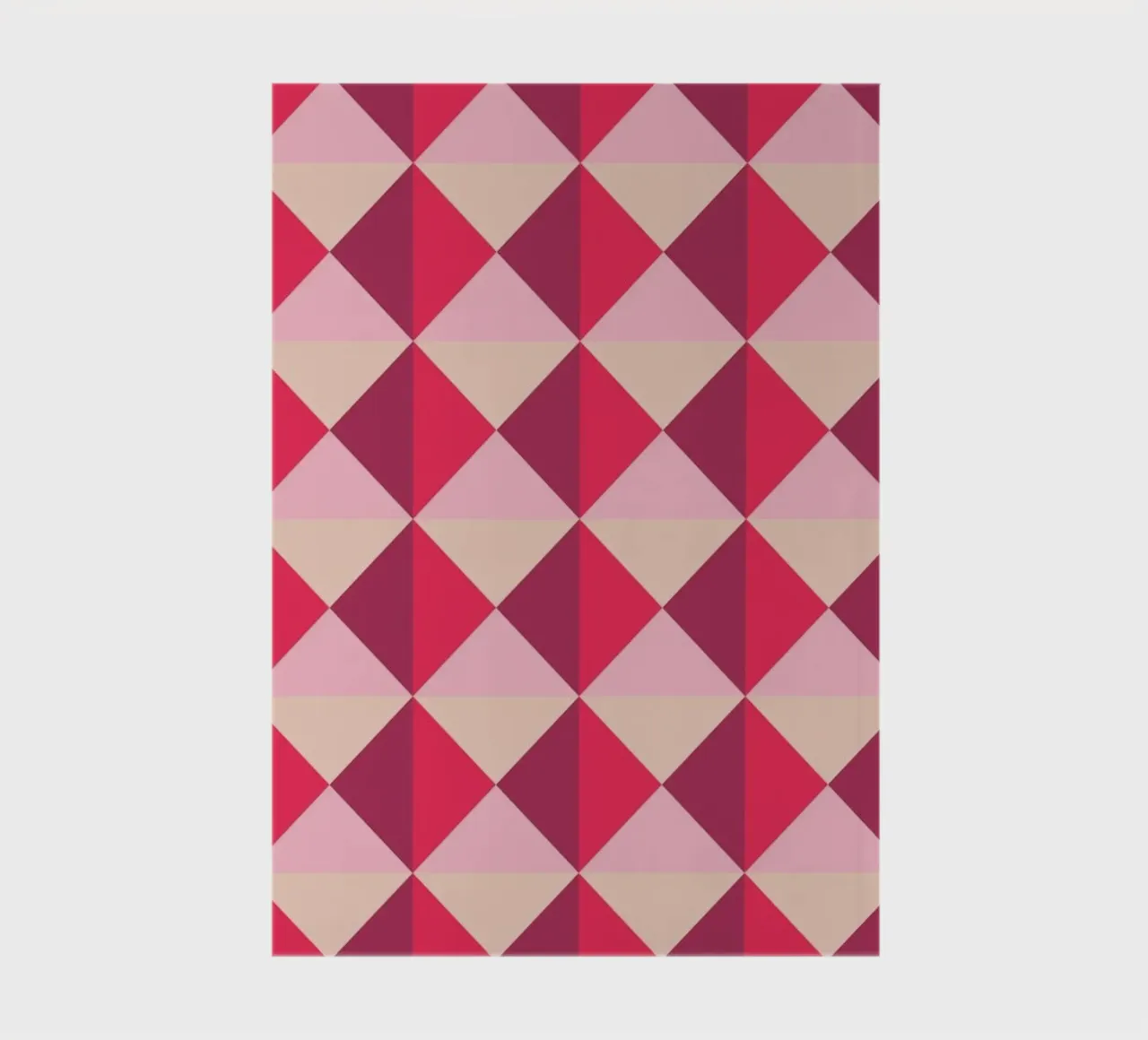 Colourful playful pattern, small squares and triangles notebook by CreatedbySon