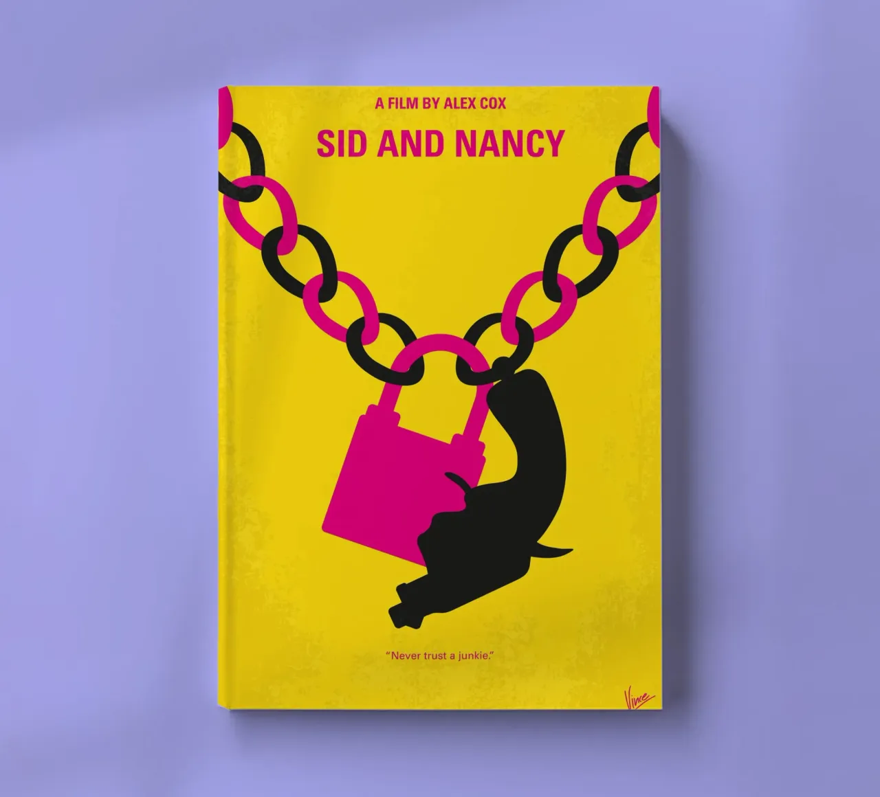 No1065 My Sid and Nancy minimal movie poster diario da Chungkong