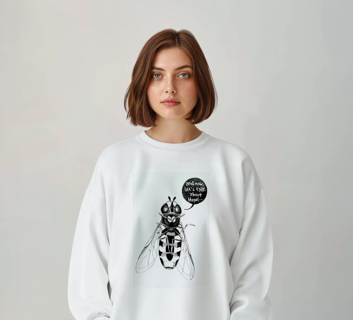 Annoying Bee felpa da Anna Fietta