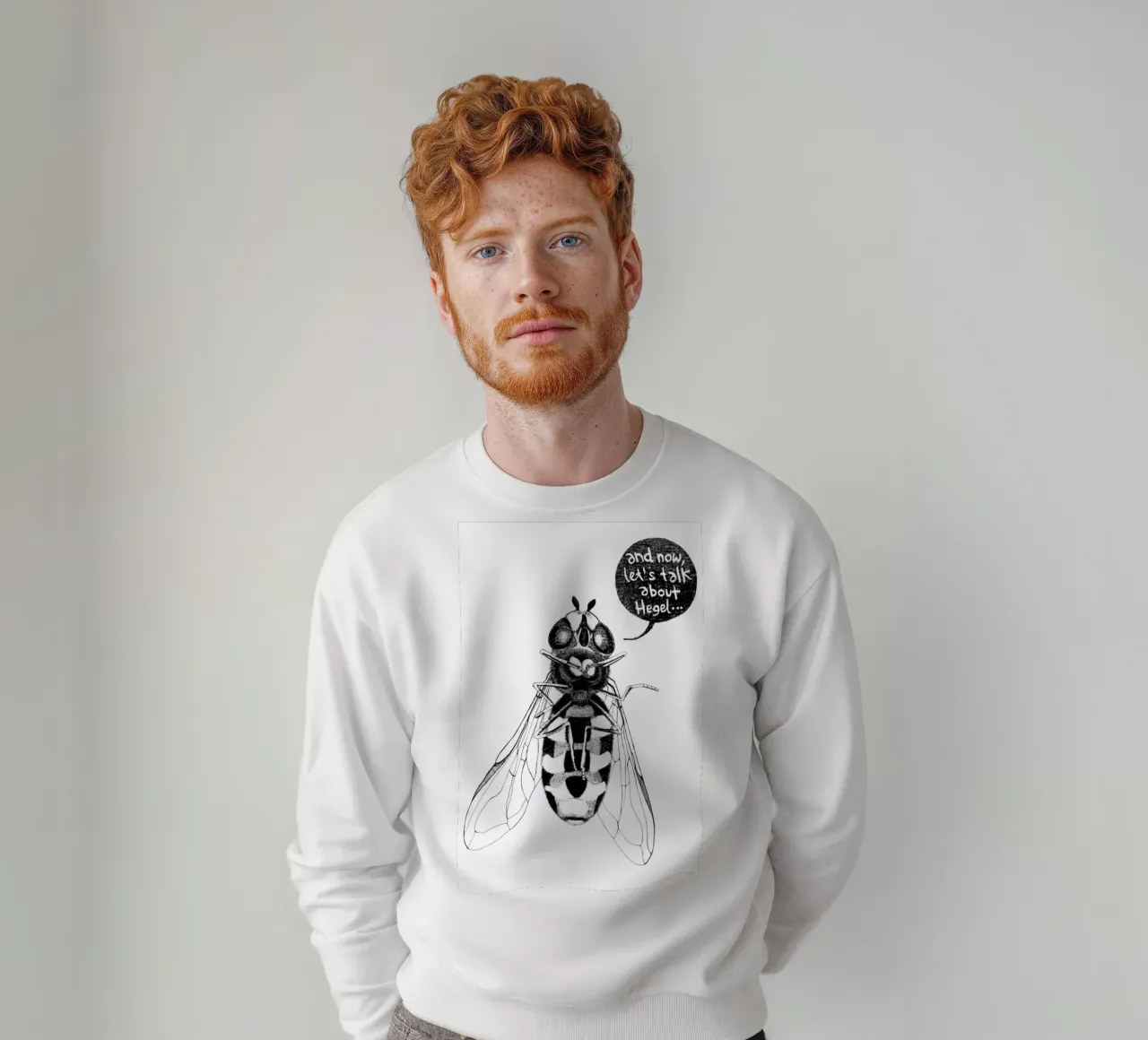 Annoying Bee felpa da Anna Fietta