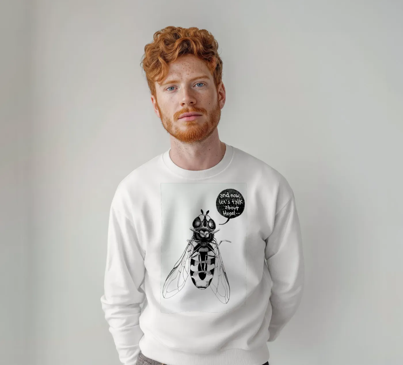 Annoying Bee felpa da Anna Fietta