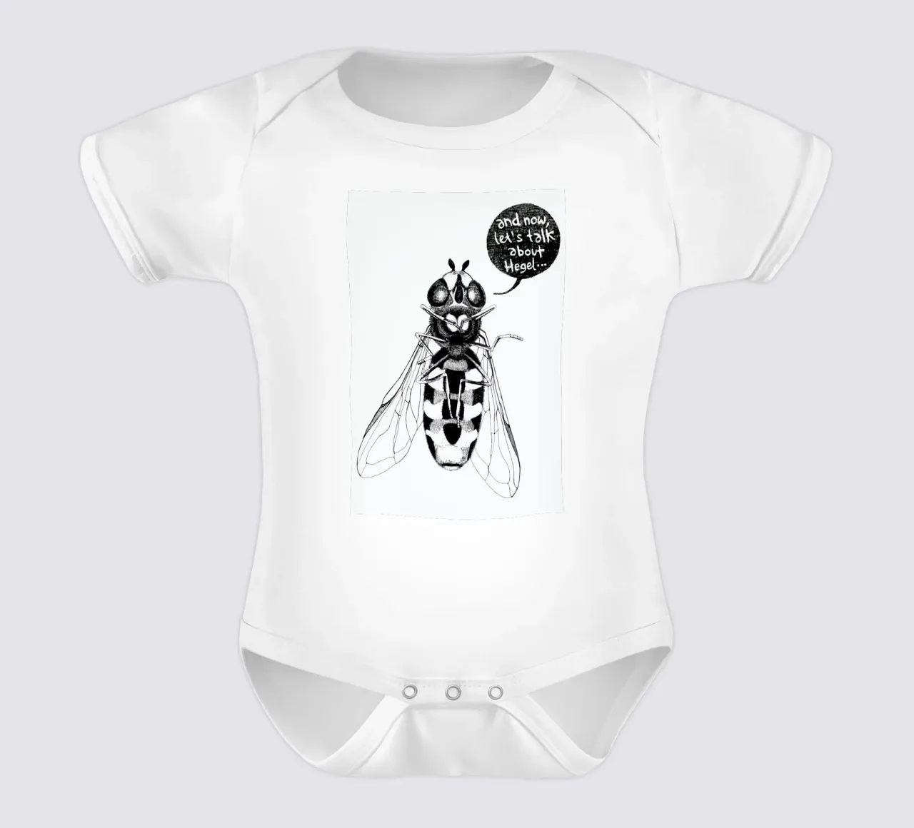 Annoying Bee body neonato maniche corte da Anna Fietta