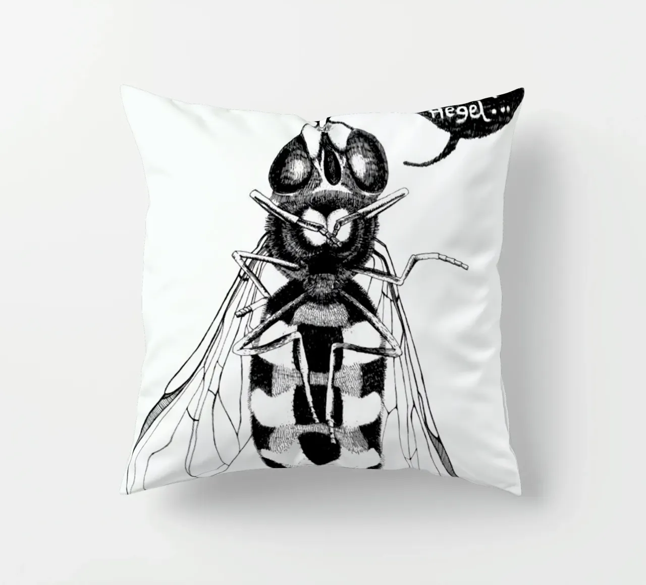 Annoying Bee cuscino da Anna Fietta