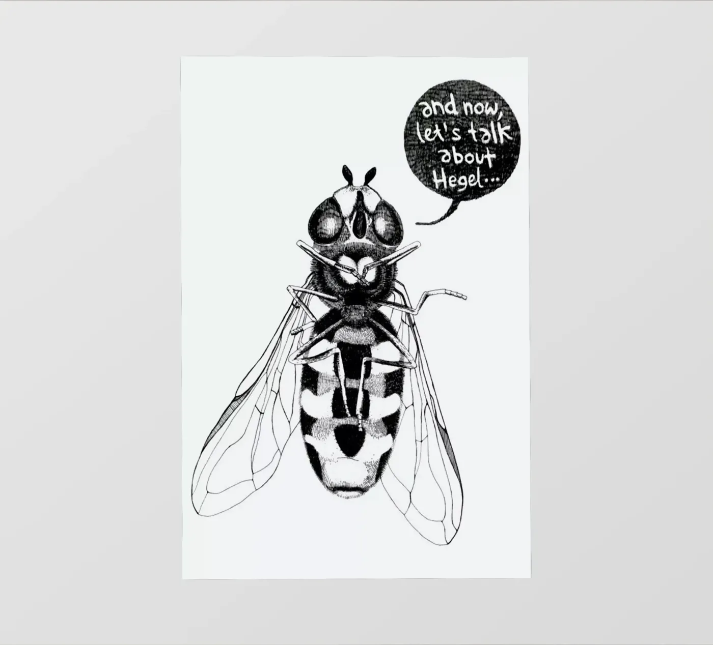 Annoying Bee pellicola backlit da Anna Fietta