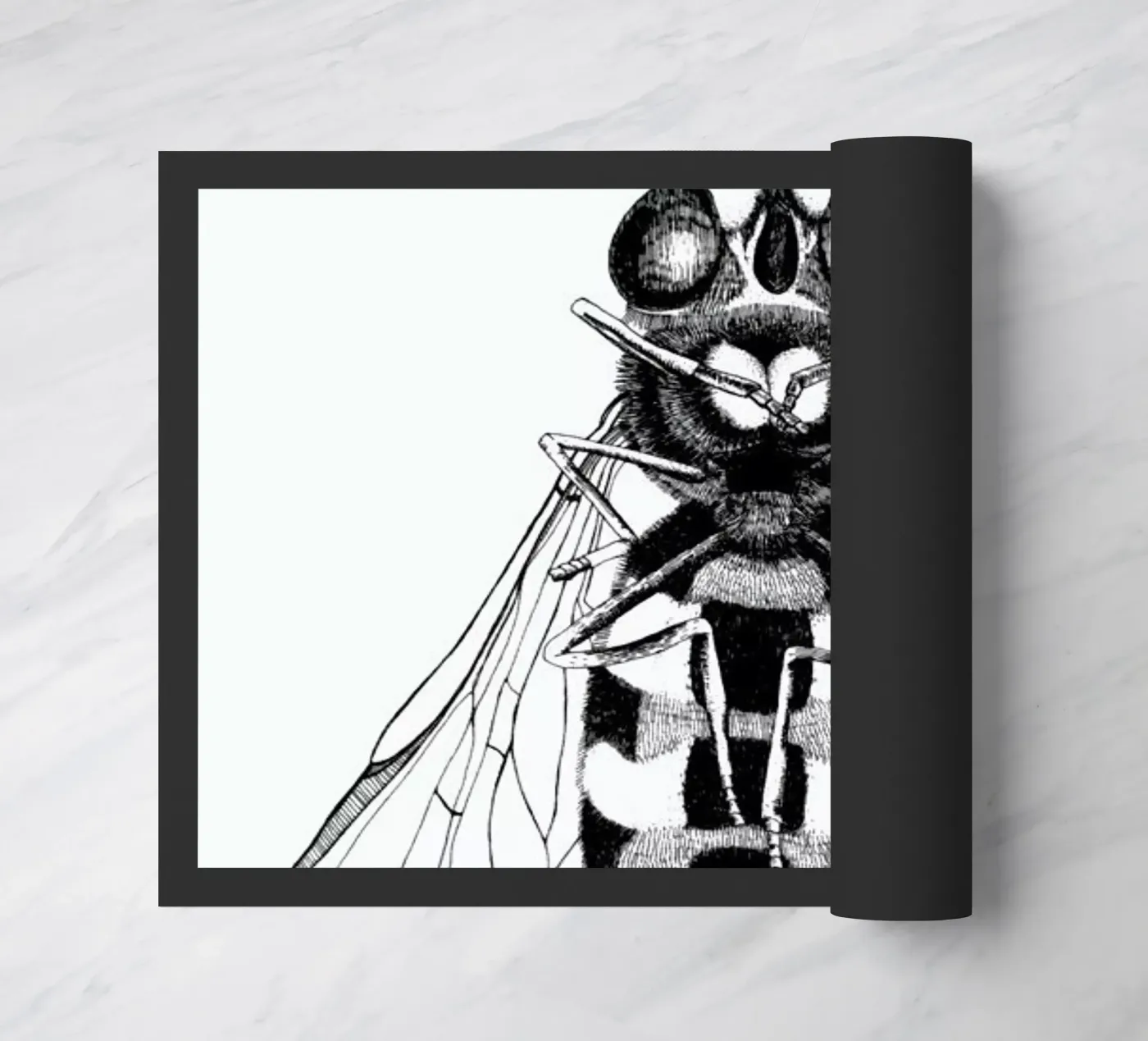 Annoying Bee deurmat van Anna Fietta