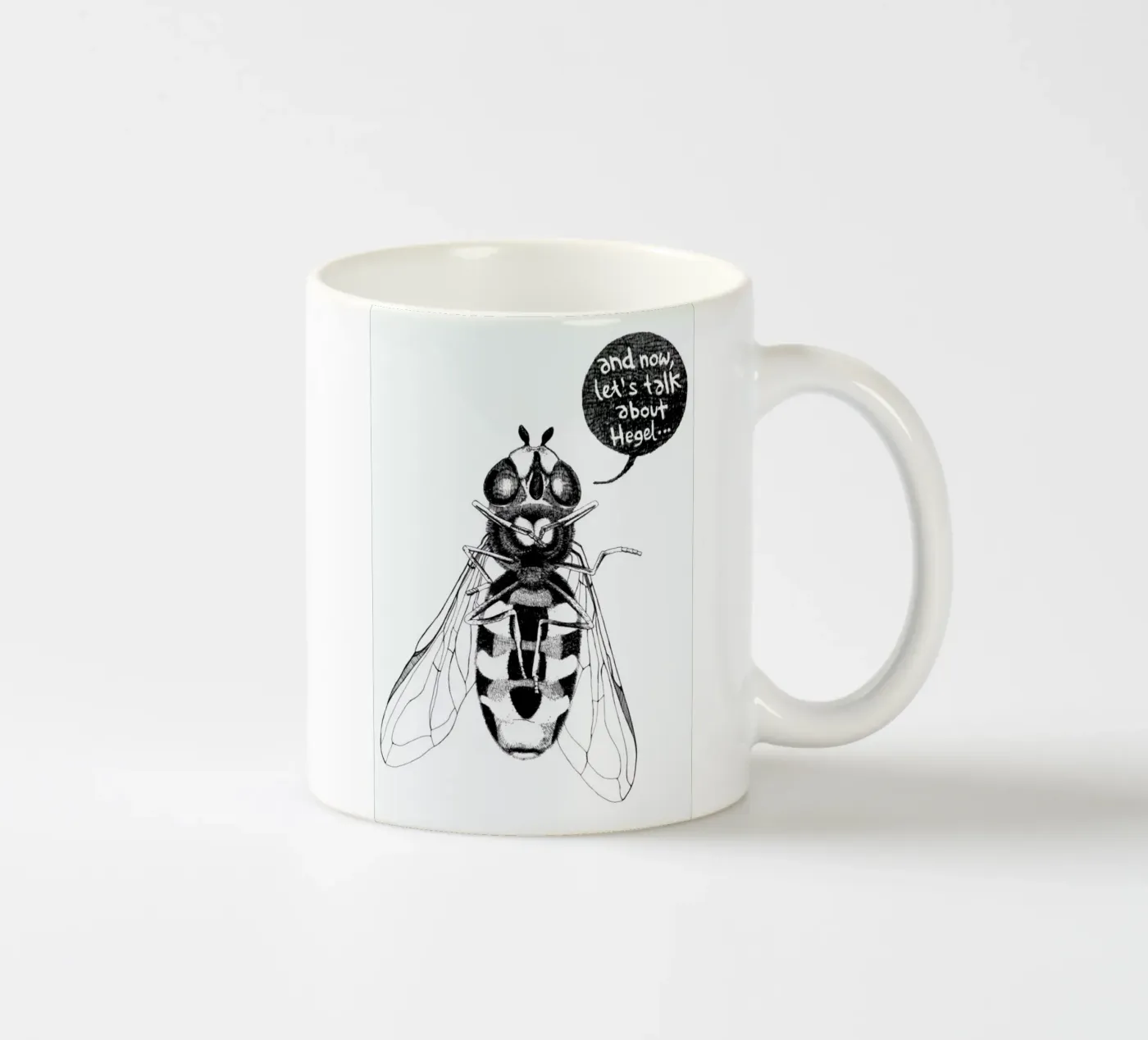 Annoying Bee ceramic mug by Anna Fietta