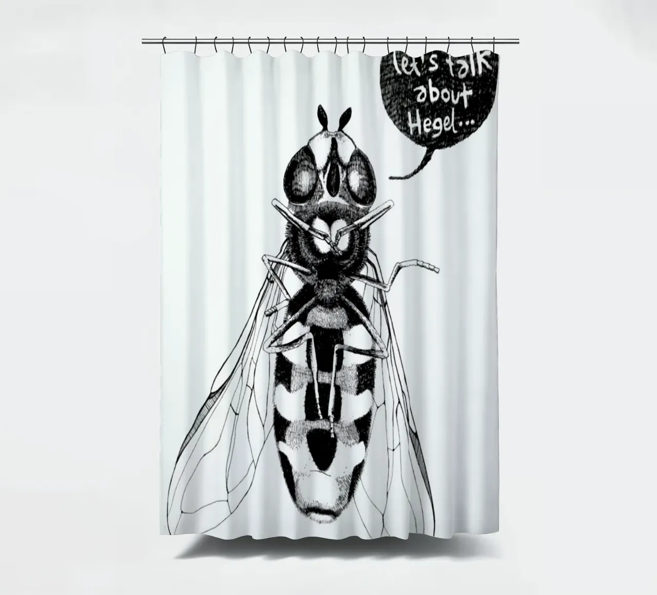 Annoying Bee tenda da doccia da Anna Fietta