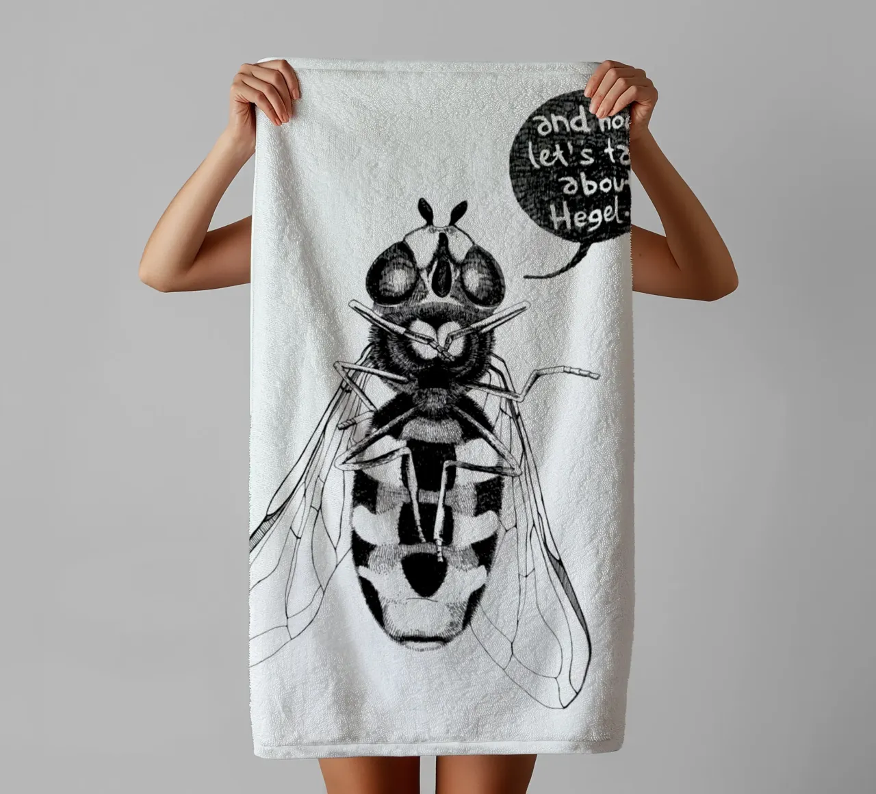 Annoying Bee asciugamano da bagno da Anna Fietta