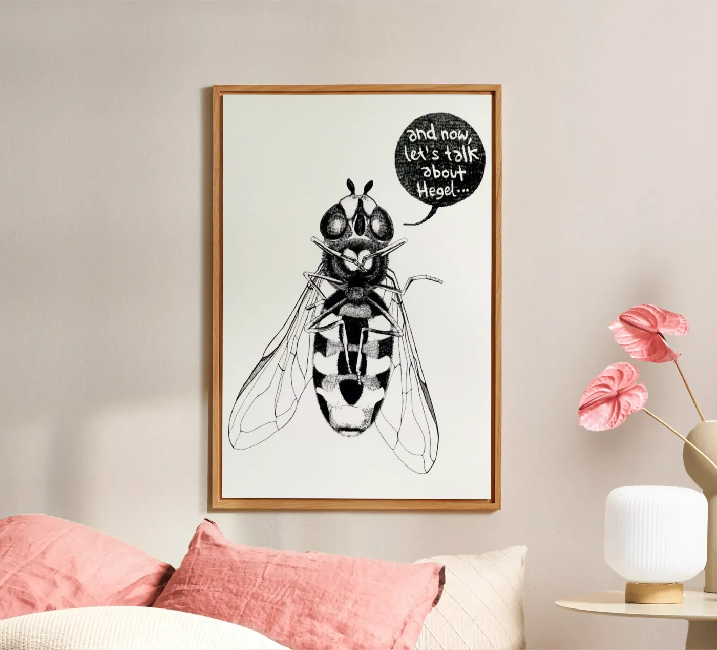 Annoying Bee pannello forex da Anna Fietta