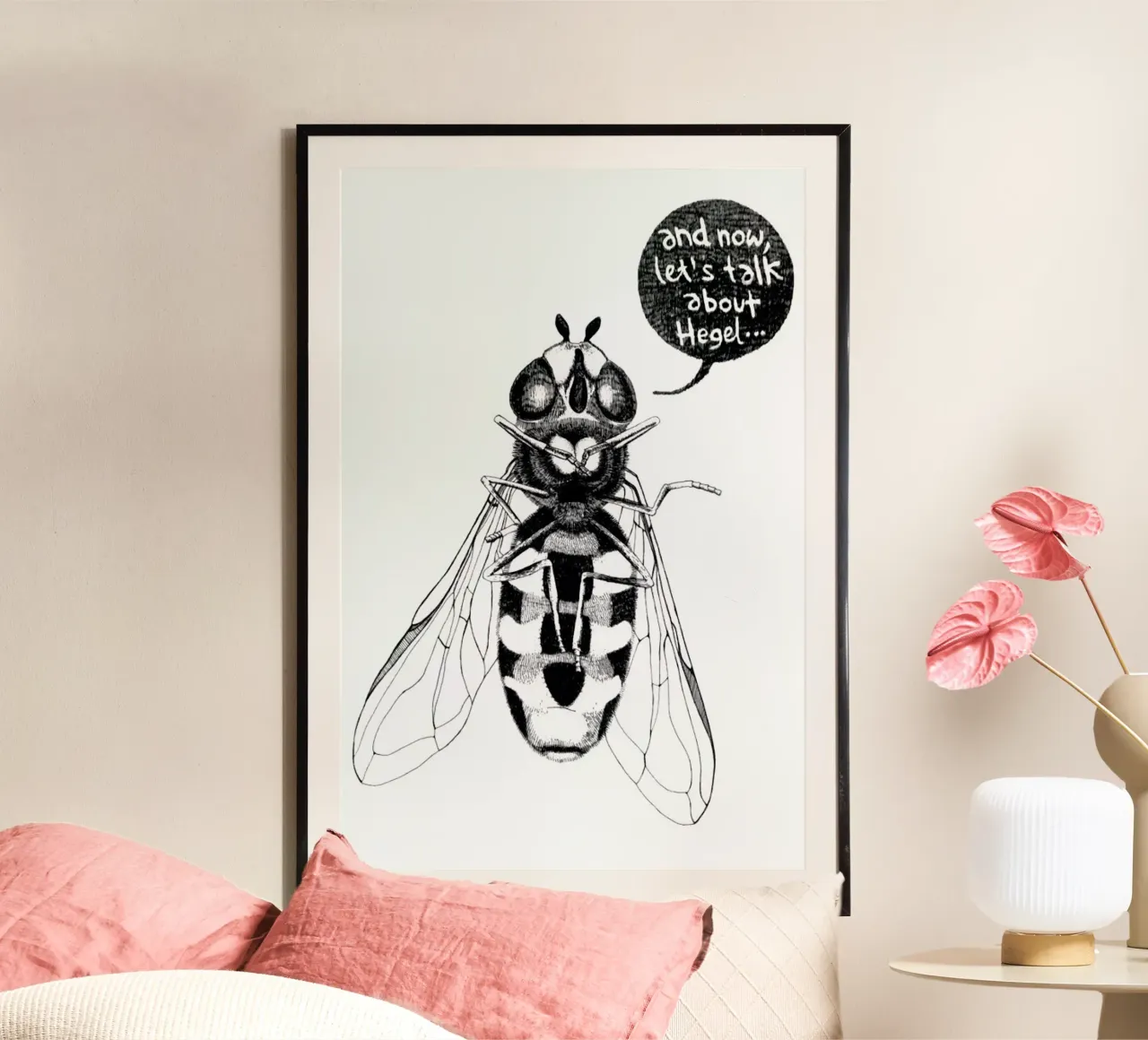 Annoying Bee carta hahnemühle da Anna Fietta