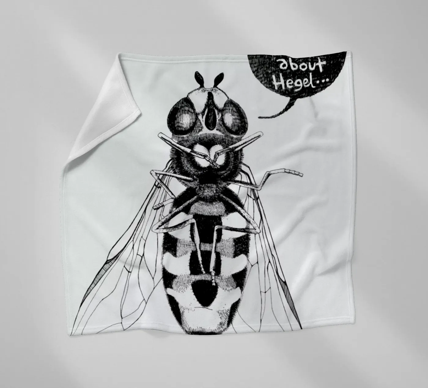 Annoying Bee fleecedeken van Anna Fietta