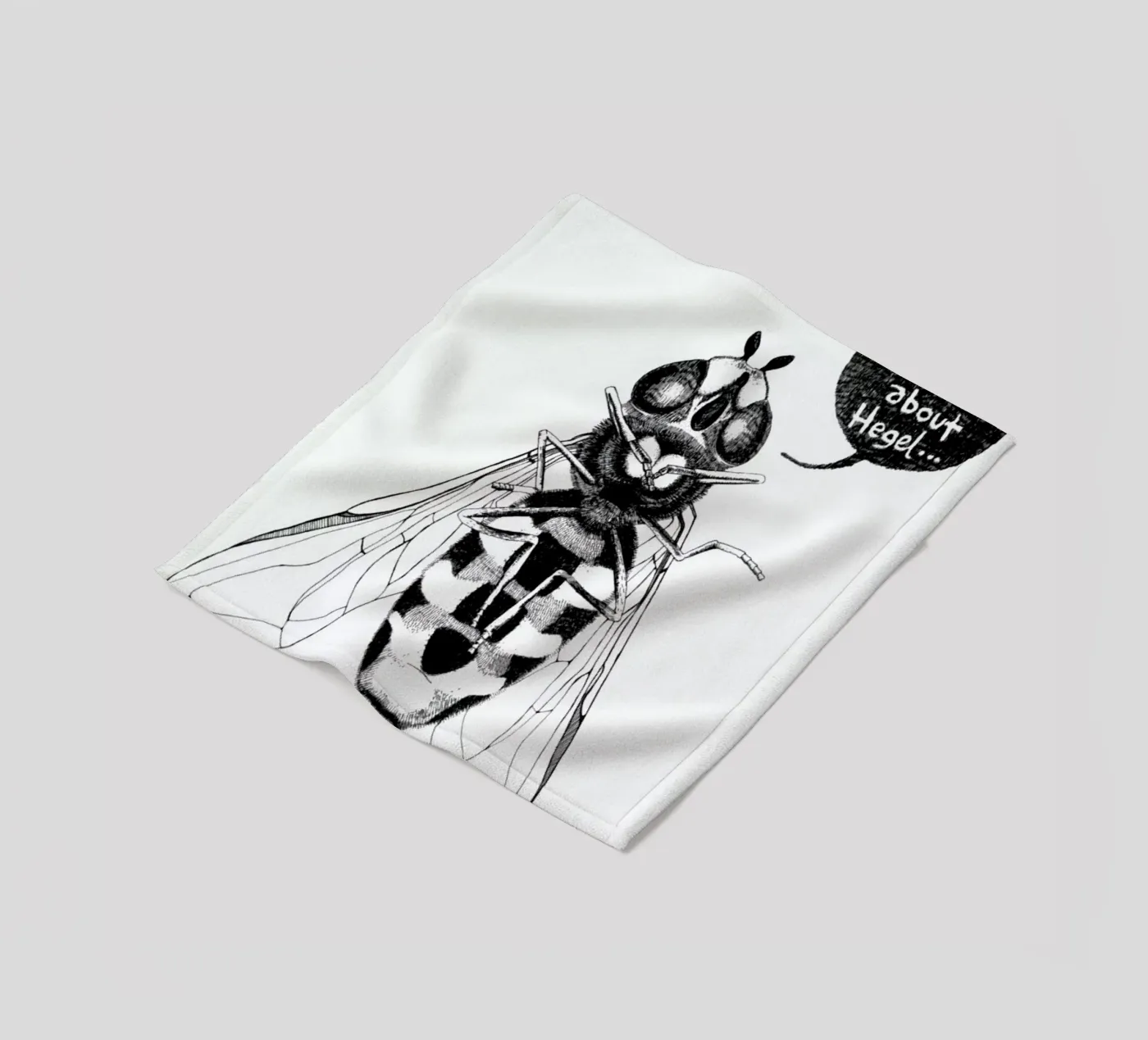 Annoying Bee Fleecedecke von Anna Fietta