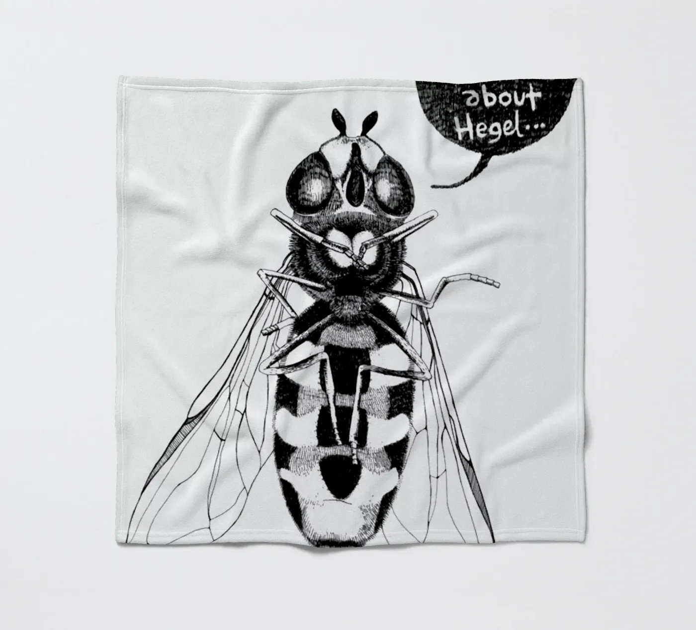 Annoying Bee fleecedeken van Anna Fietta