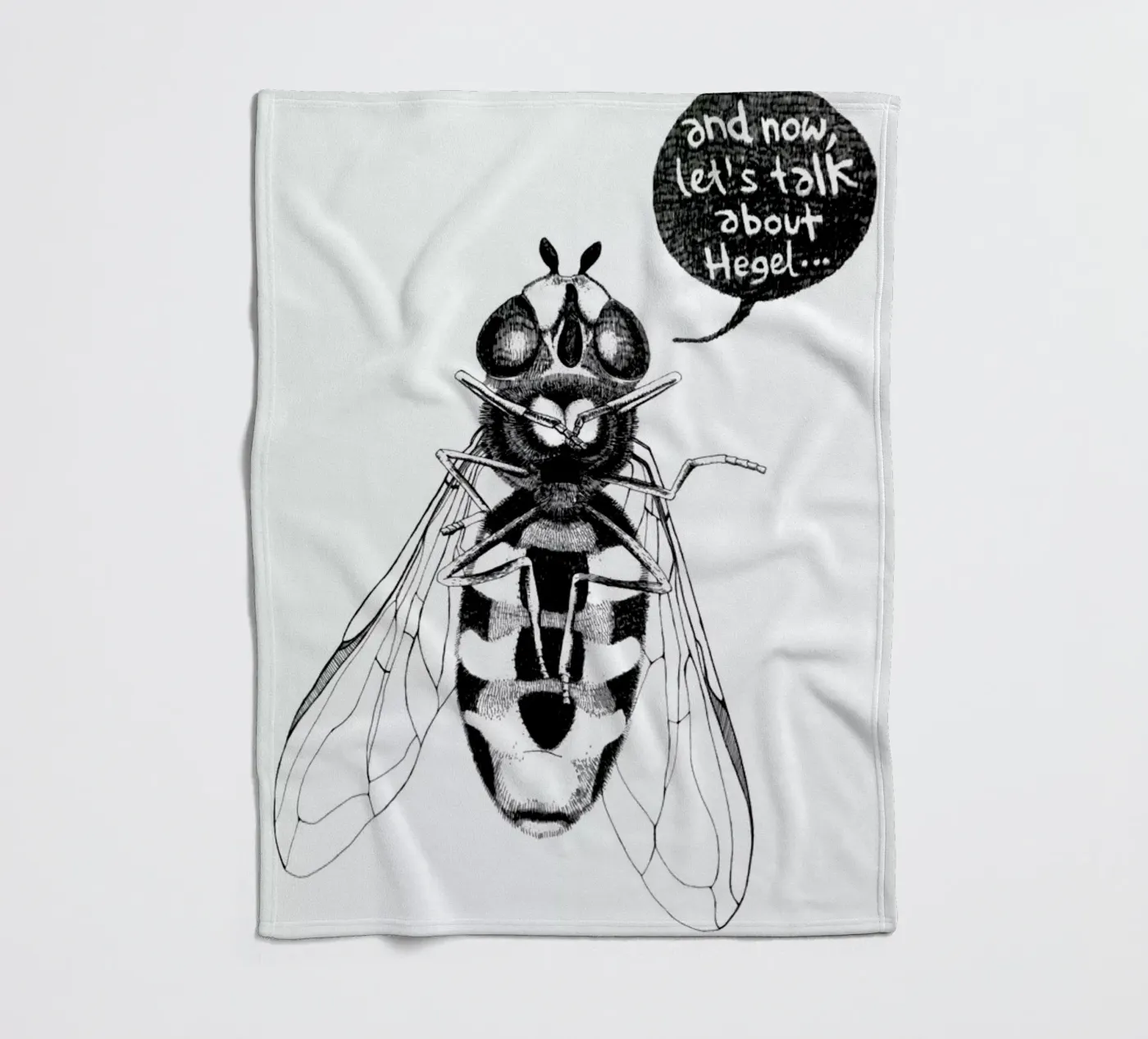 Annoying Bee fleecedeken van Anna Fietta