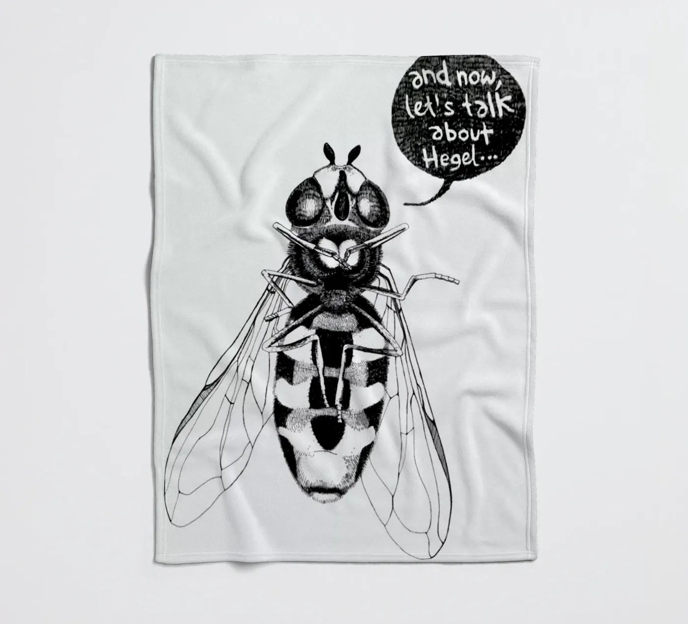 Annoying Bee Fleecedecke von Anna Fietta