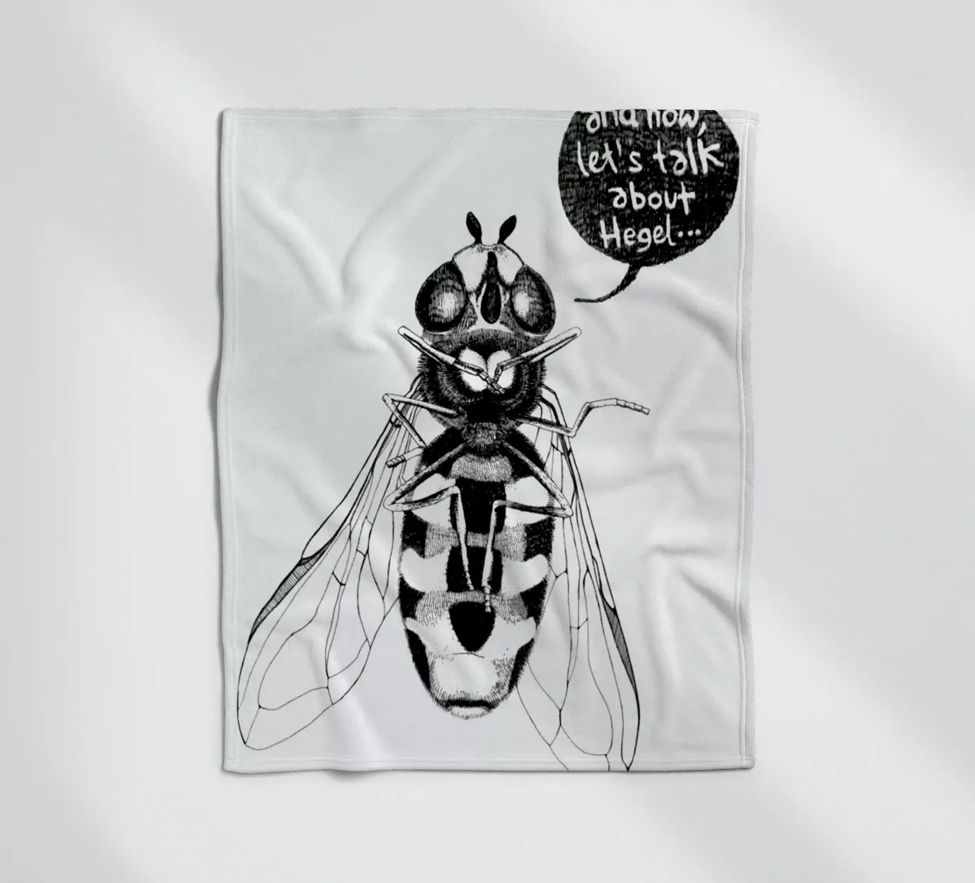 Annoying Bee fleecedeken van Anna Fietta