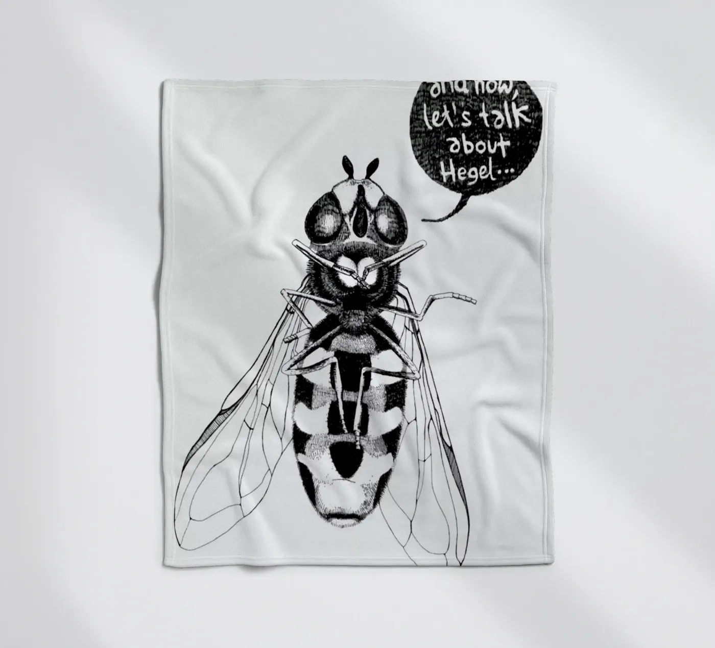 Annoying Bee Fleecedecke von Anna Fietta
