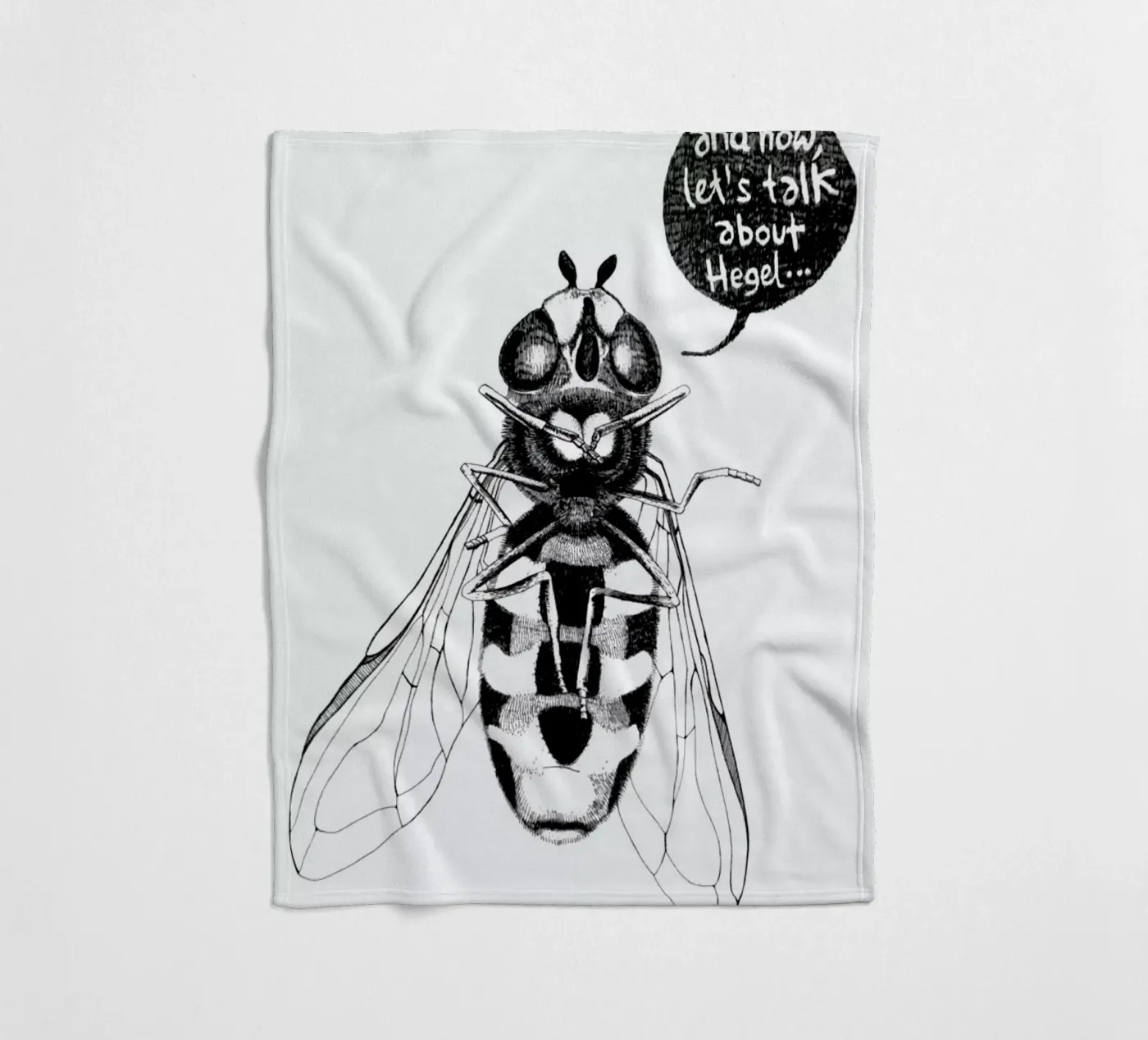 Annoying Bee fleecedeken van Anna Fietta