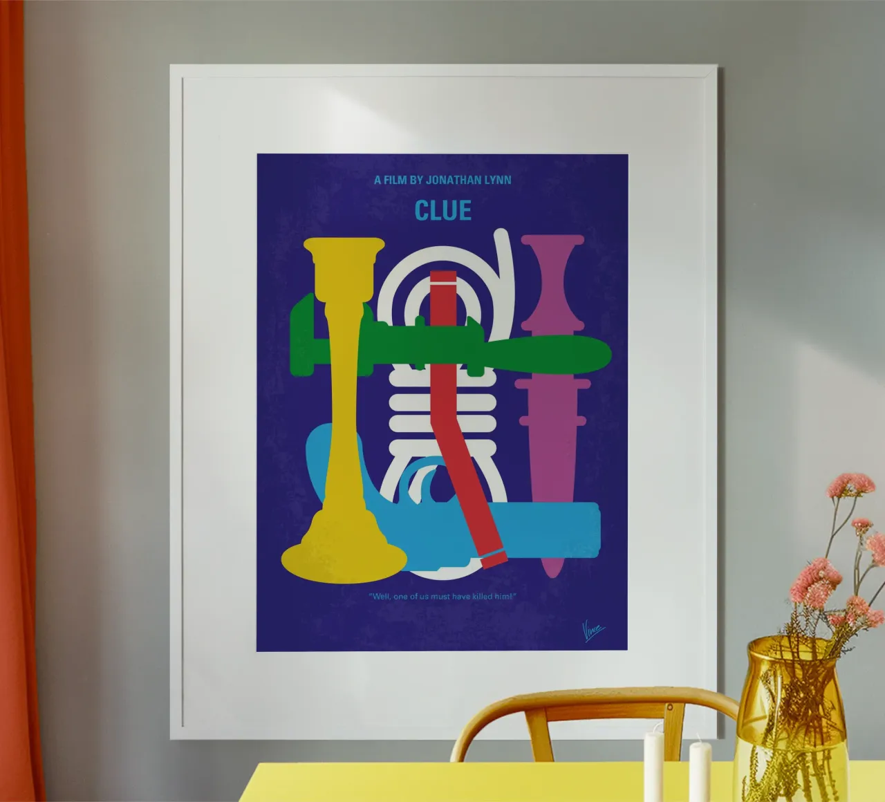 No1066 My Clue minimal movie poster poster da Chungkong
