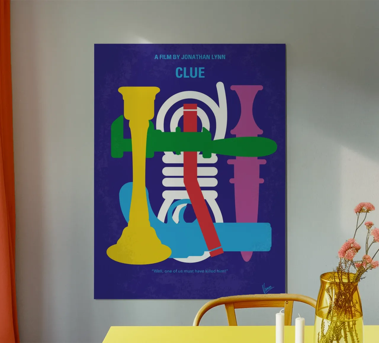 No1066 My Clue minimal movie poster poster da Chungkong