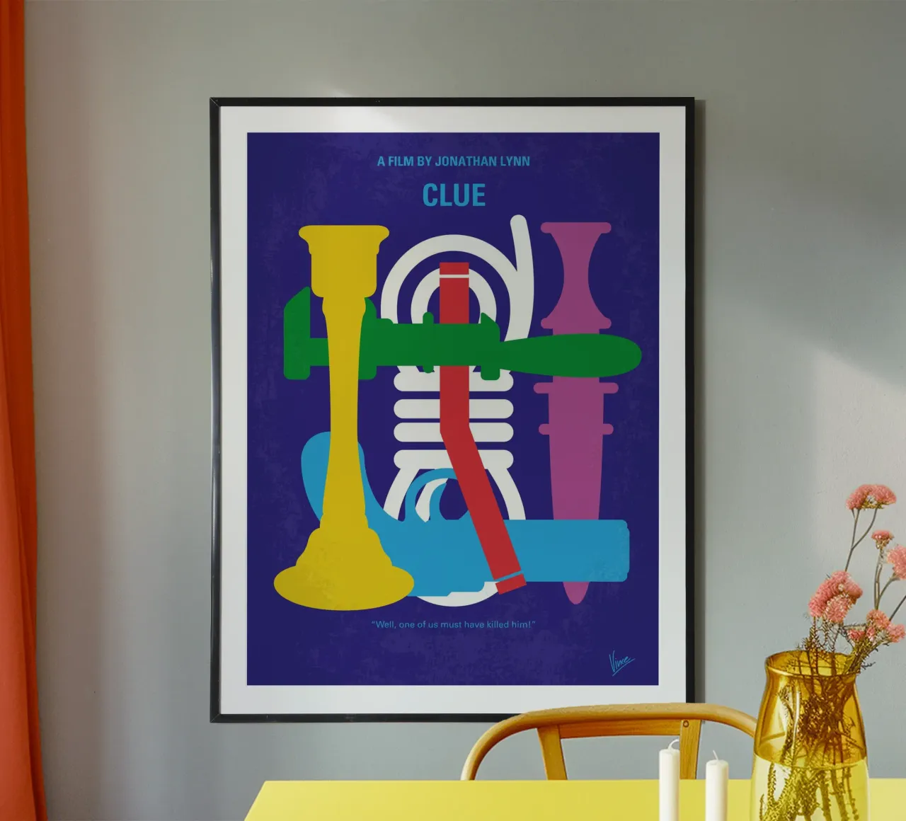 No1066 My Clue minimal movie poster poster da Chungkong