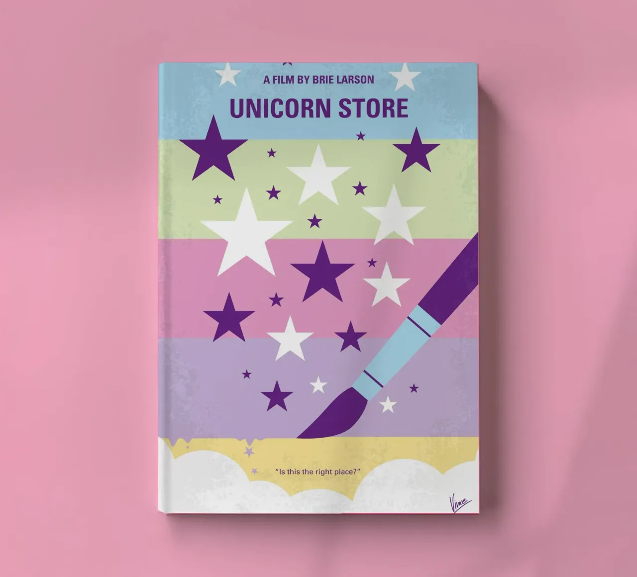 No1069 My Unicorn Store minimal movie poster notebook by Chungkong