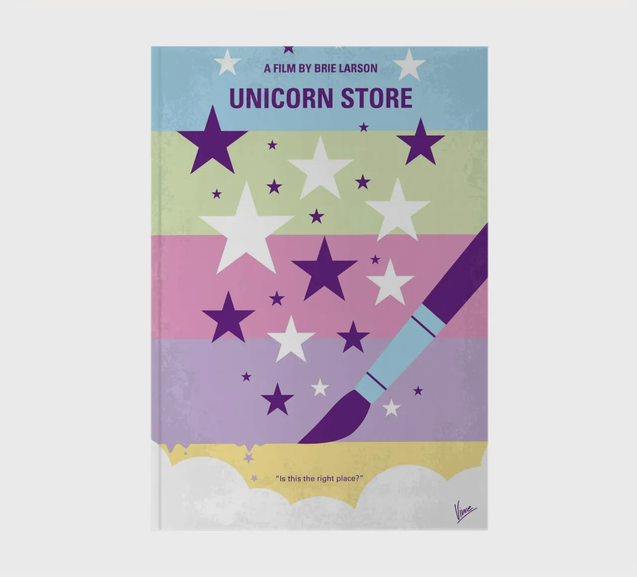 No1069 My Unicorn Store minimal movie poster notebook by Chungkong