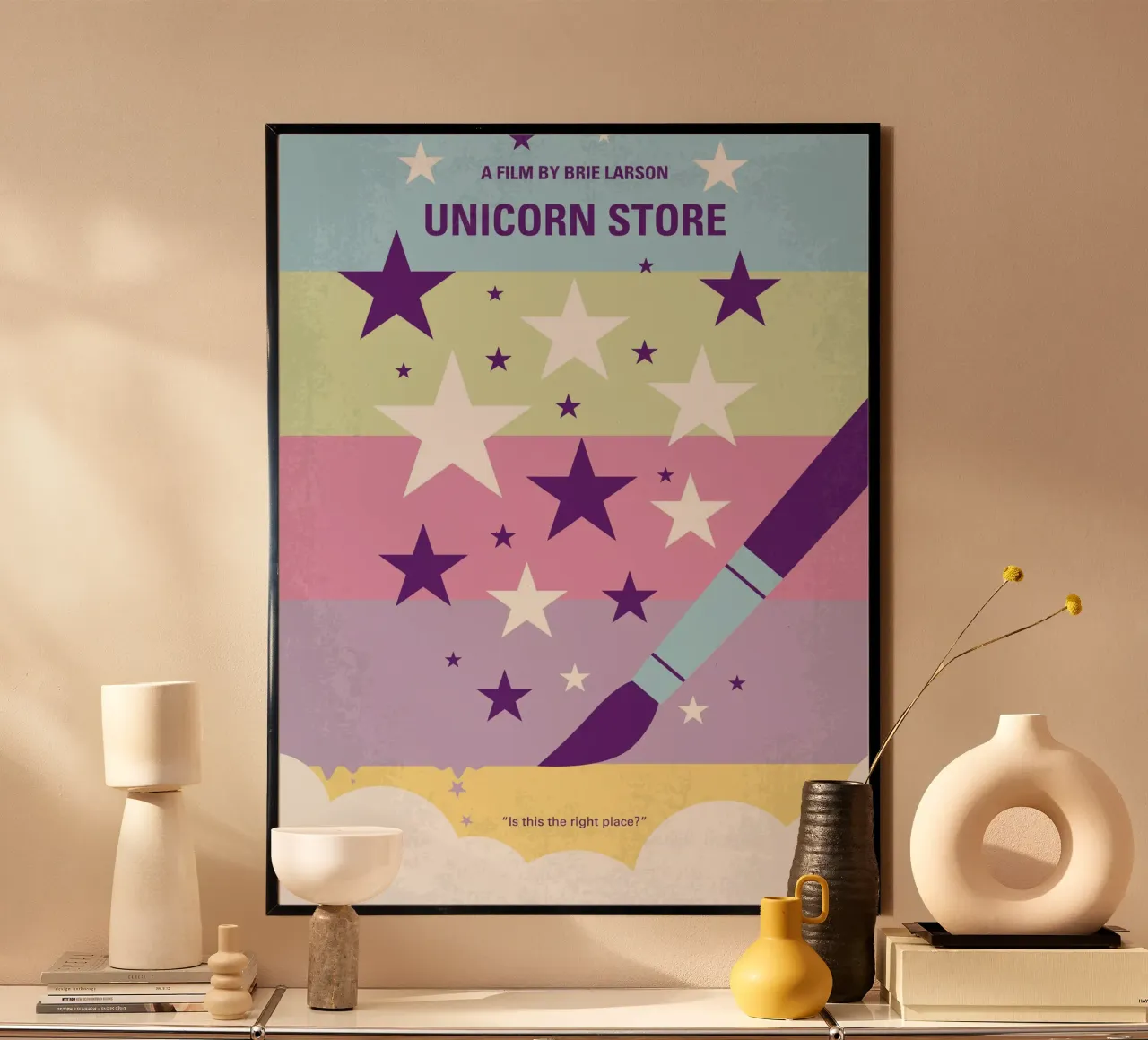 No1069 My Unicorn Store minimal movie poster poster con telaio in legno da Chungkong