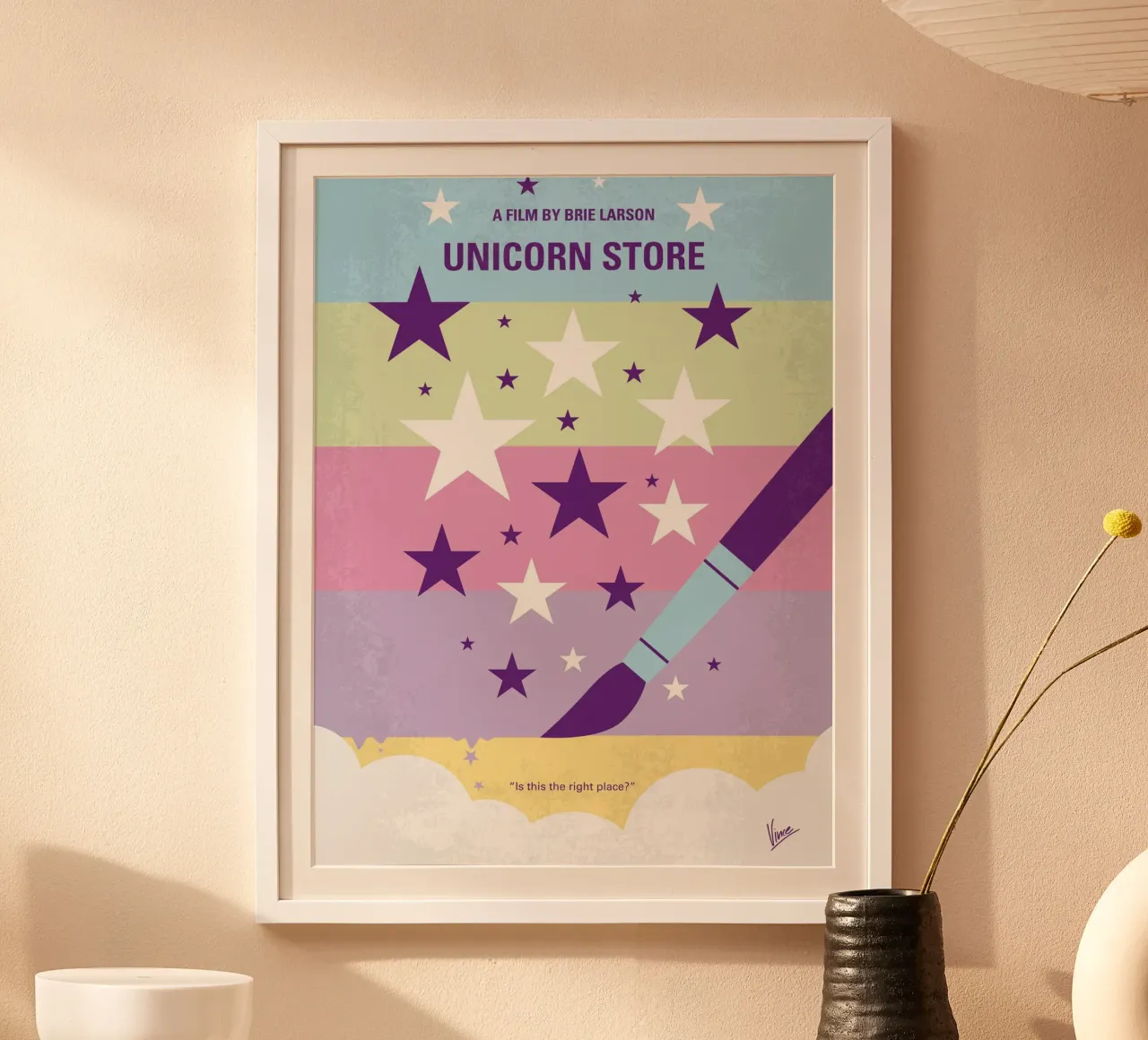 No1069 My Unicorn Store minimal movie poster poster con telaio in legno da Chungkong