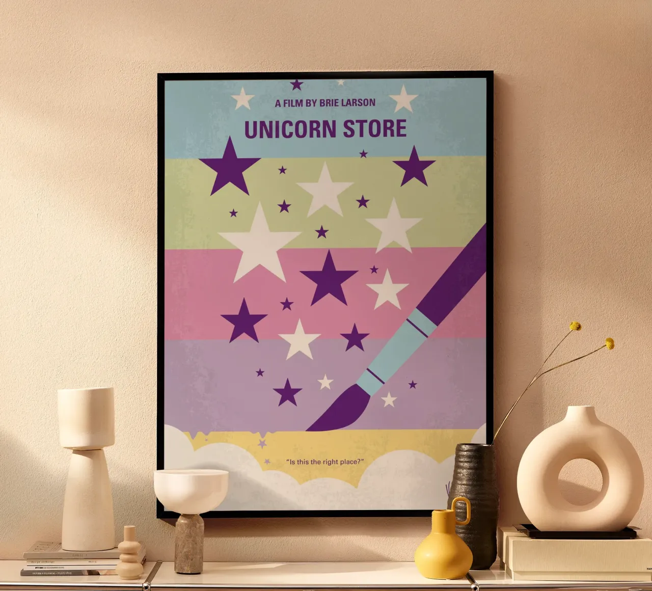 No1069 My Unicorn Store minimal movie poster poster con telaio in legno da Chungkong
