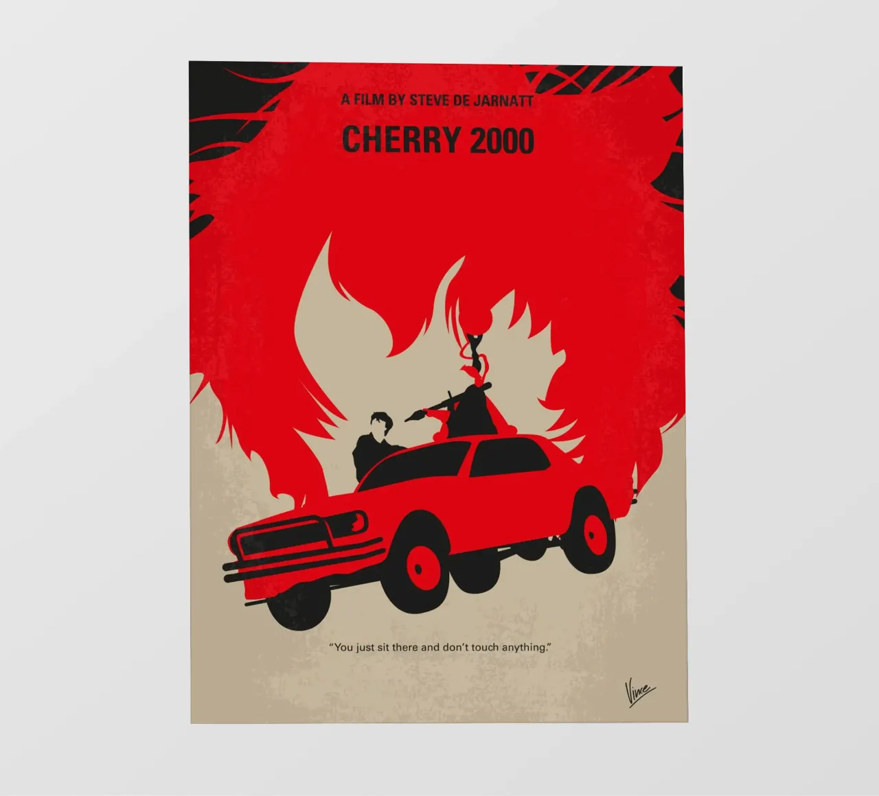 No1070 My Cherry 2000 minimal movie poster telo in pvc da Chungkong