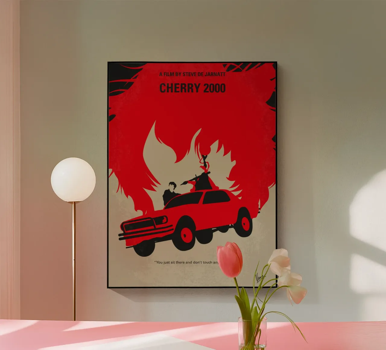 No1070 My Cherry 2000 minimal movie poster plexiglass da Chungkong
