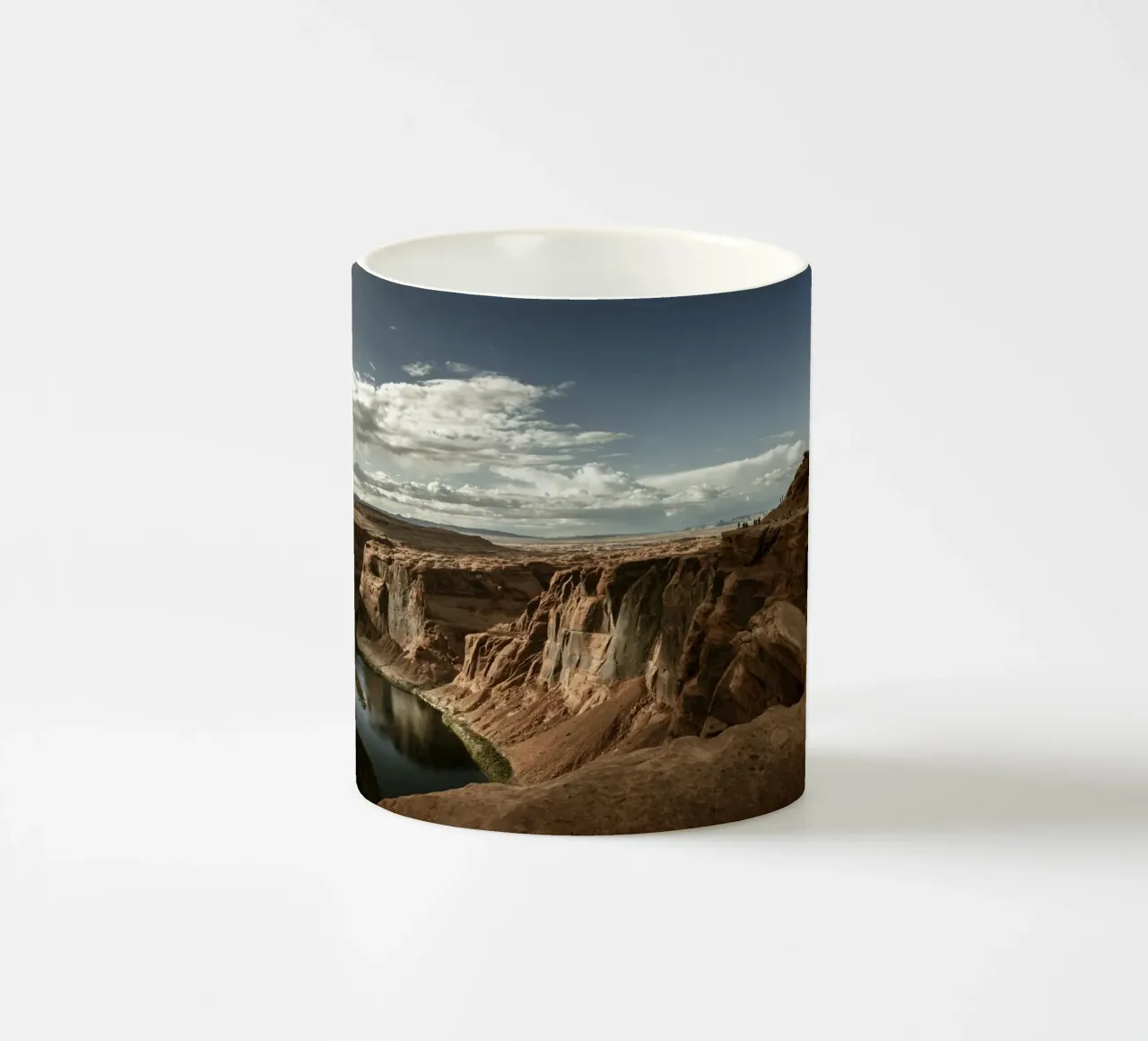 Curva a ferro di cavallo 1 tazza in ceramica da Barbara Buderath Fotodesign