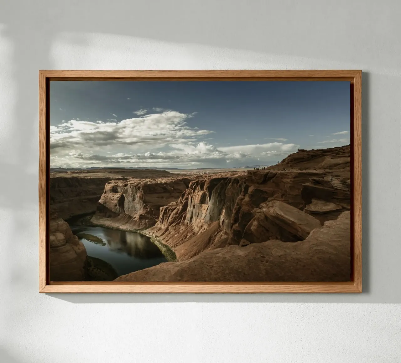 Curva a ferro di cavallo 1 tela con Cornice a cassetta da Barbara Buderath Fotodesign
