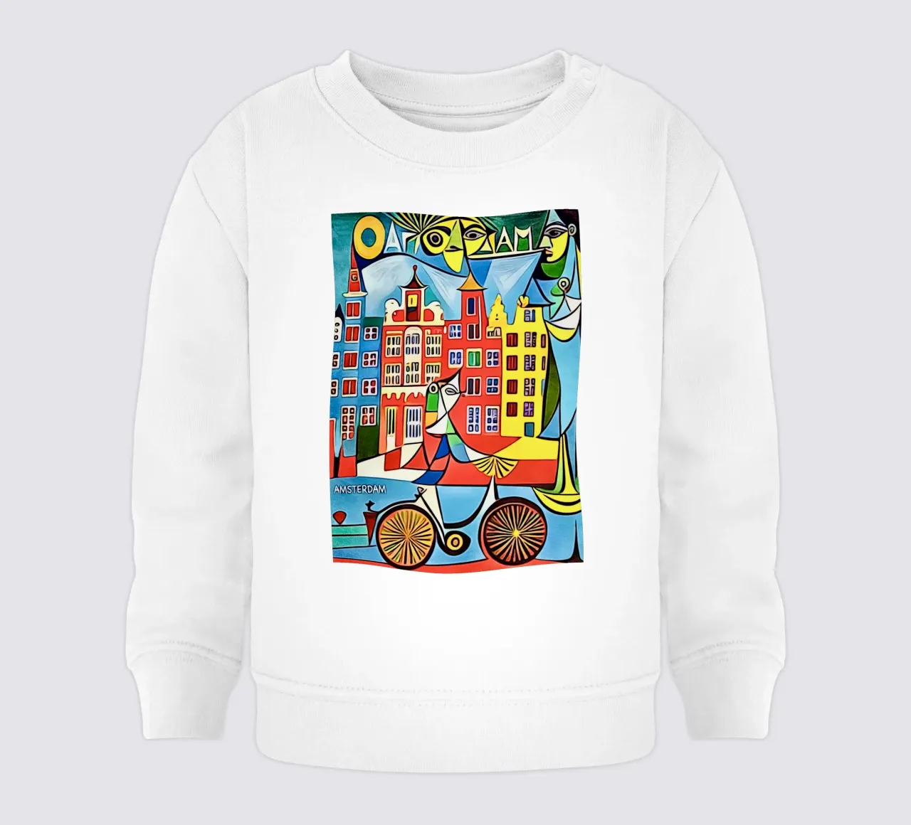 Amsterdam, Globetrotter felpa neonato da ZAMART