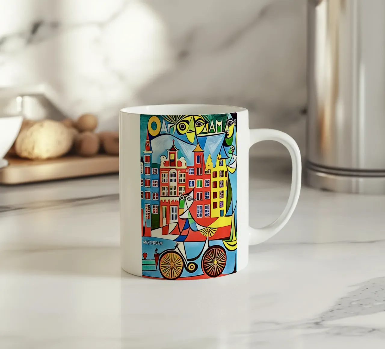 Amsterdam, Globetrotter tazza in ceramica da ZAMART