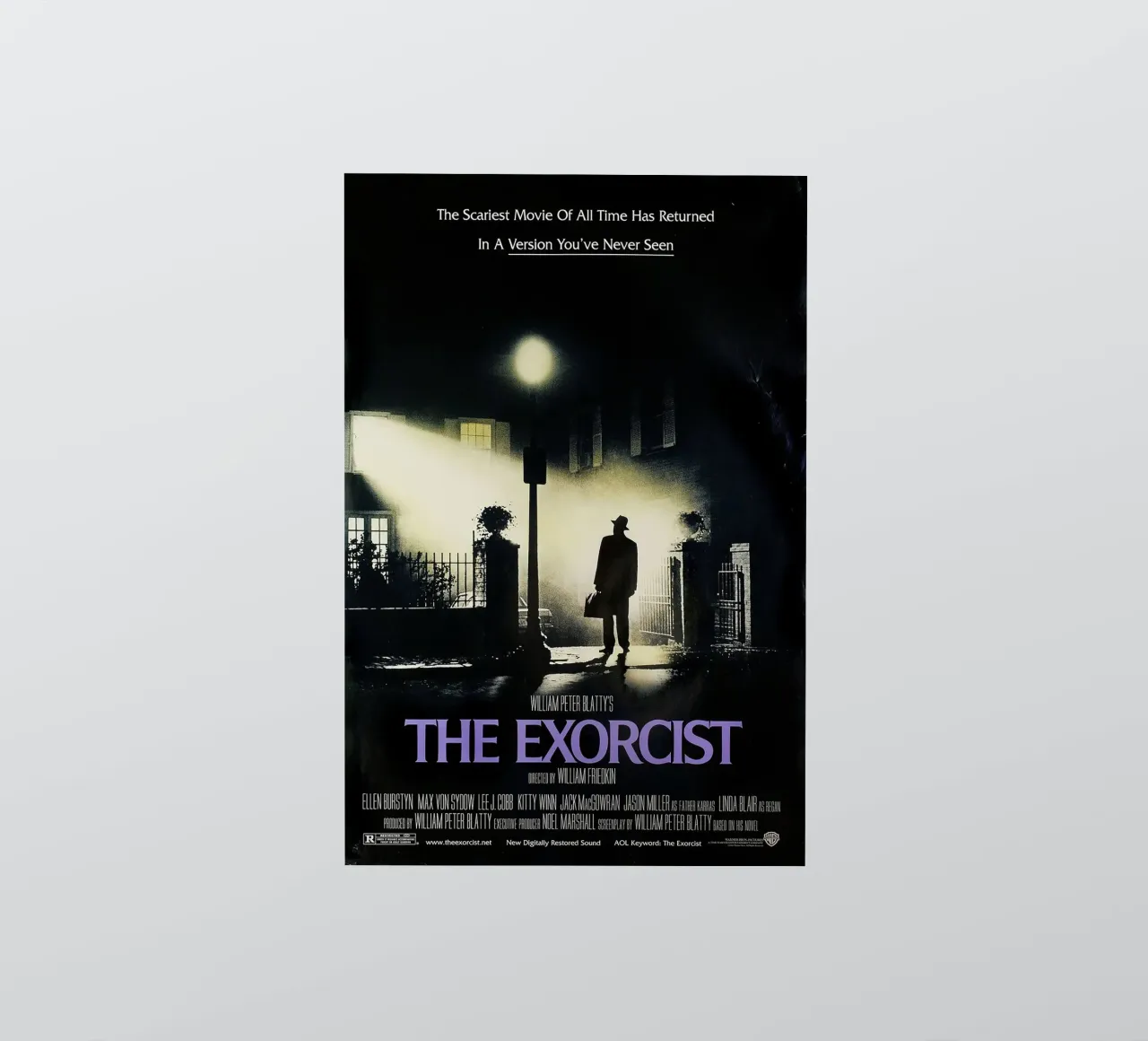 The Exorcist Retro horror Movie pegatina de Attaboy Dsgn