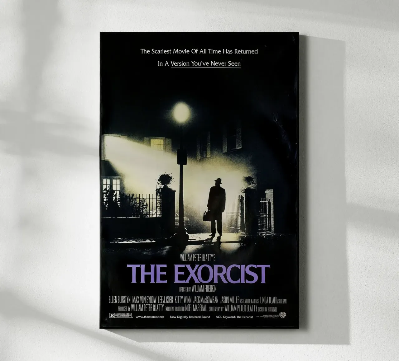 The Exorcist Retro horror Movie plexiglass da Attaboy Dsgn