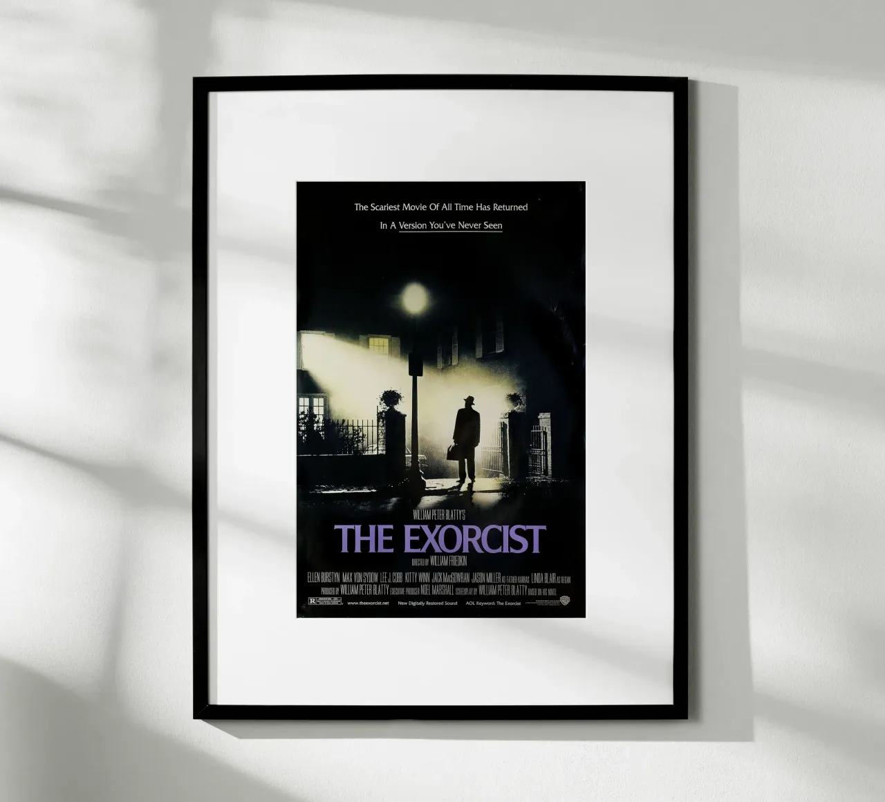 The Exorcist Retro horror Movie carta hahnemühle da Attaboy Dsgn