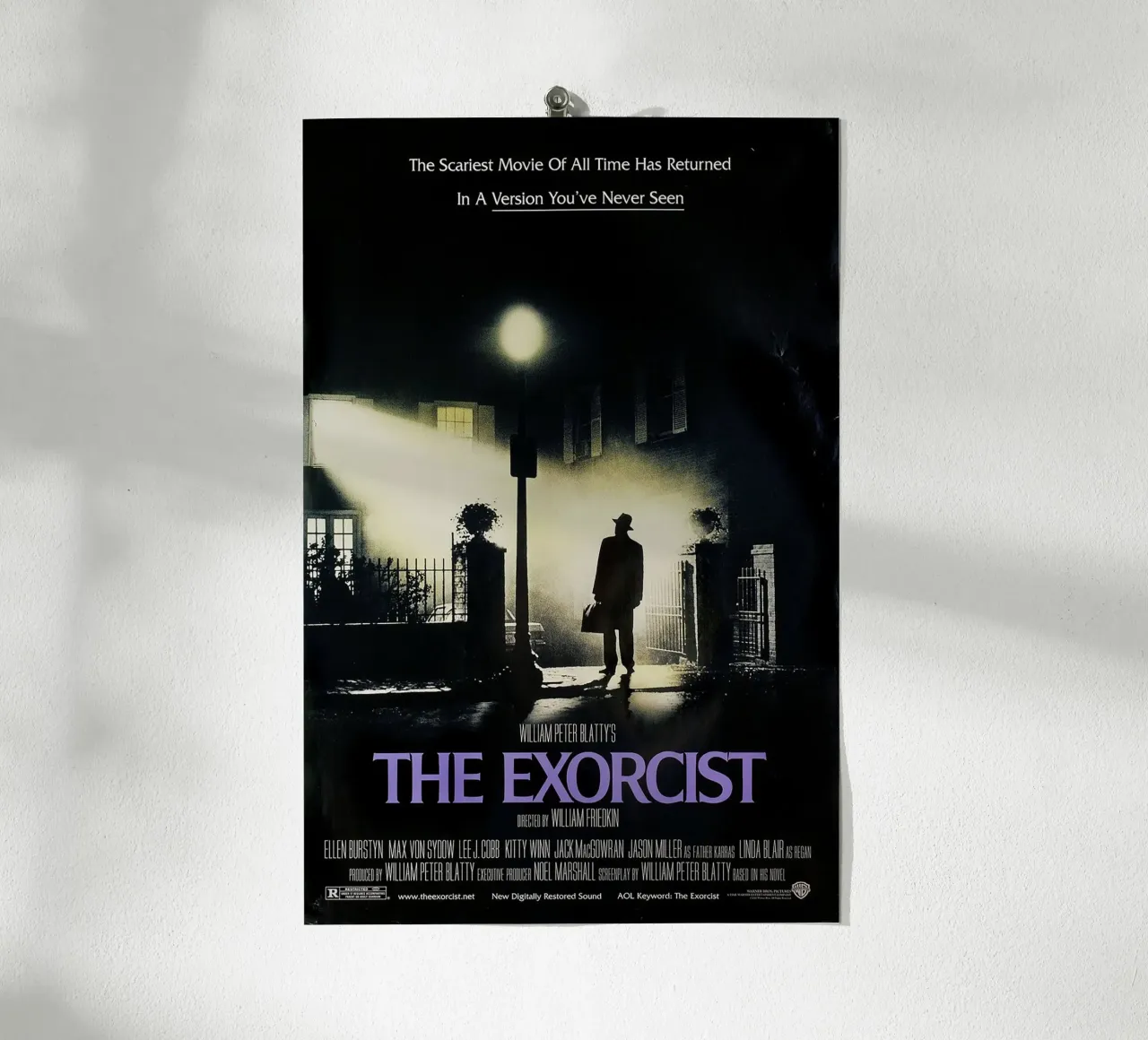 The Exorcist Retro horror Movie carta hahnemühle da Attaboy Dsgn