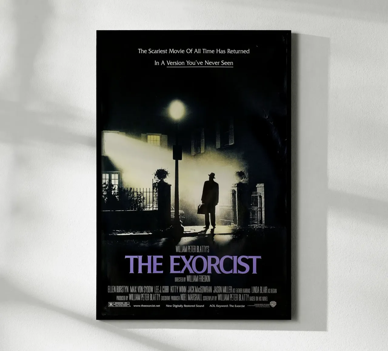 The Exorcist Retro horror Movie carta hahnemühle da Attaboy Dsgn