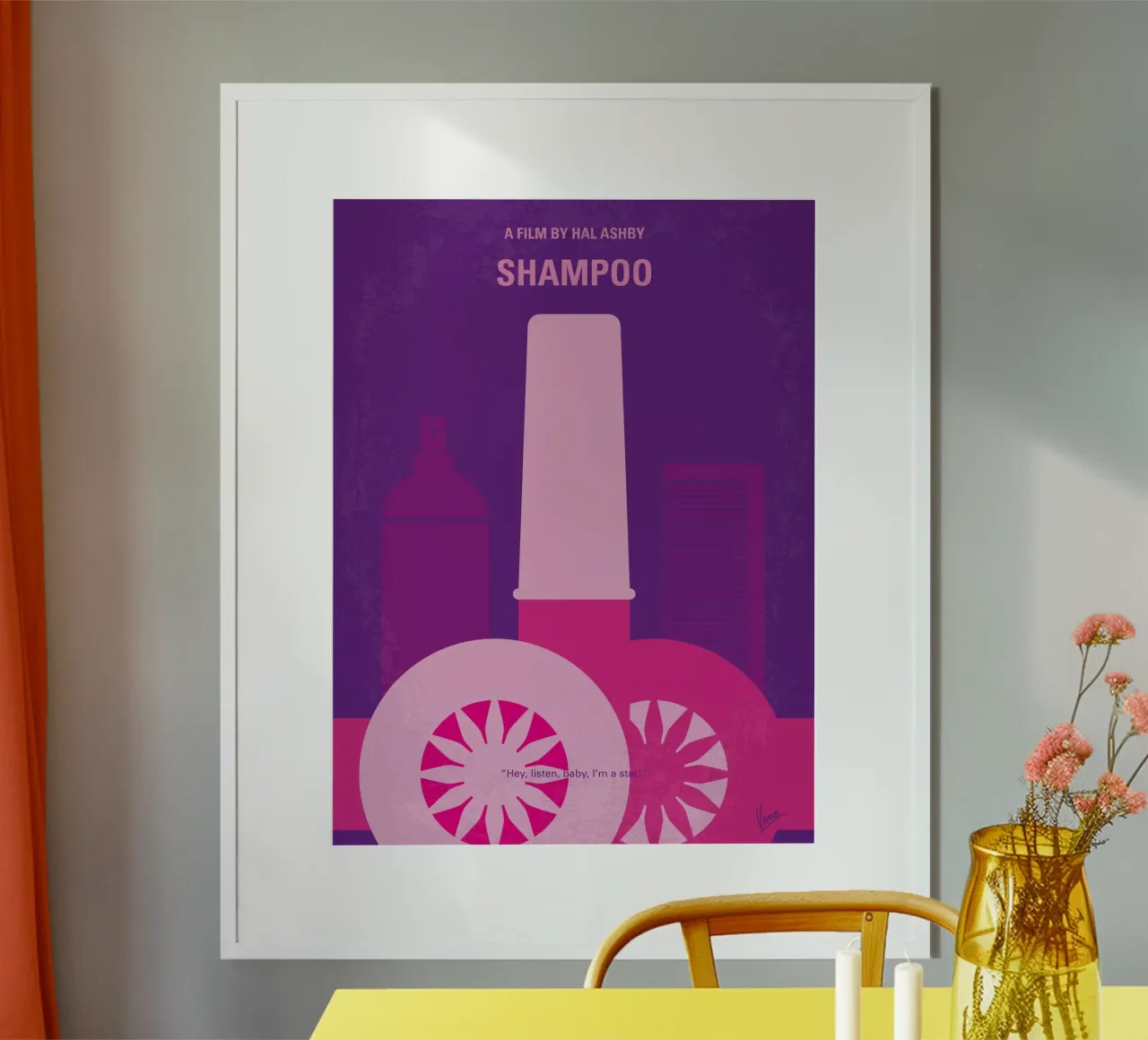 No1074 My Shampoo minimal movie poster poster da Chungkong