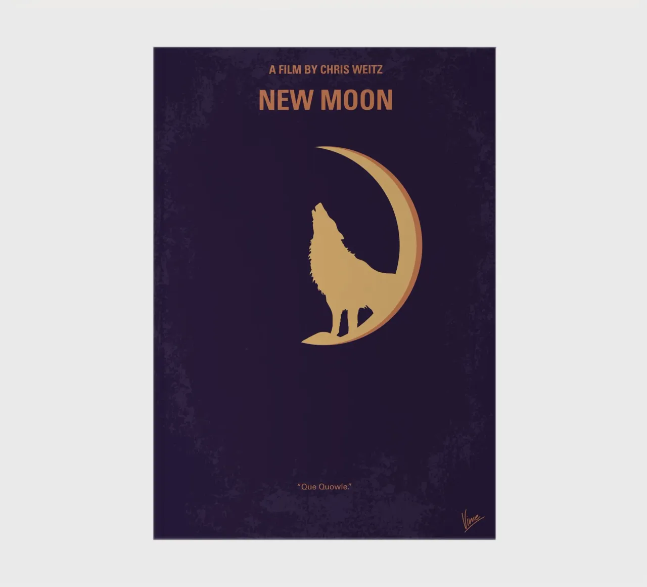 No1081 My Twilight 2 minimal movie poster notebook by Chungkong