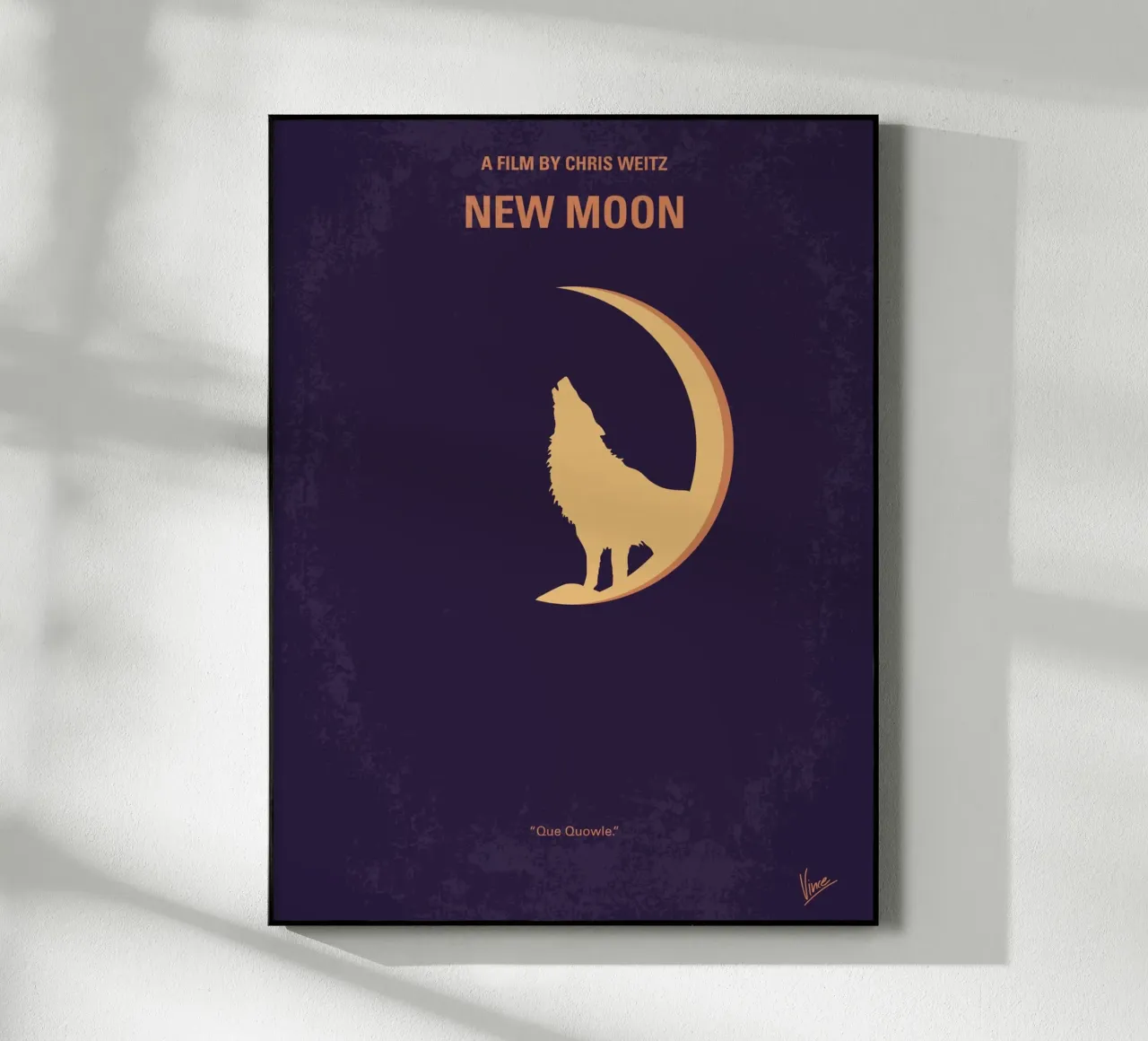 No1081 My Twilight 2 minimal movie poster plexiglass da Chungkong