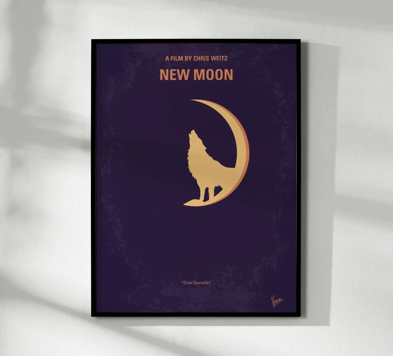 No1081 My Twilight 2 minimal movie poster carta hahnemühle da Chungkong